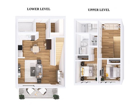 Two Bedroom Two Bathroom Townhome
